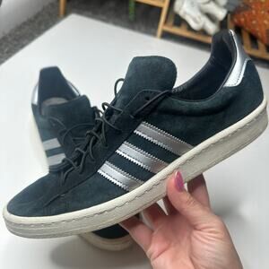 adidas gazelle silver green womens adidas Women's Campus Grey / Black
